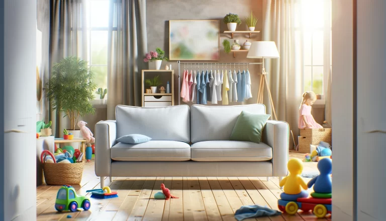Wie sollte die Reinigung von Sofas in Haushalten mit Kindern erfolgen?